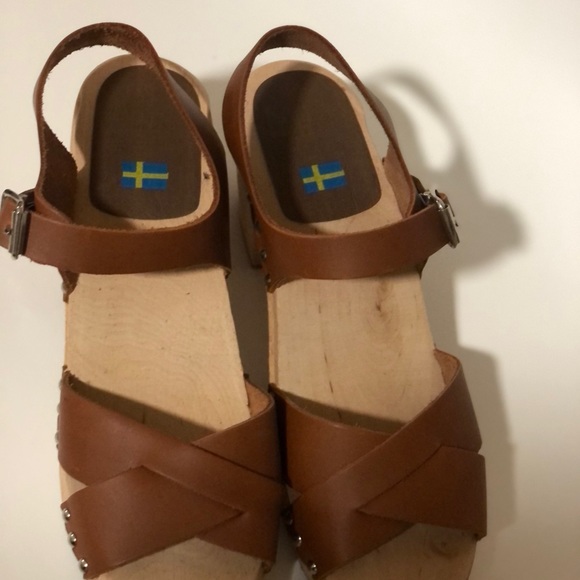 New MIA open toe clogs brown 40 - Picture 4 of 5